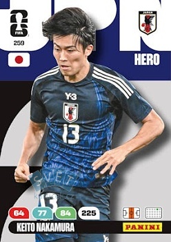 Keito Nakamura Japan Panini FIFA World Cup 2026 Adrenalyn XL #259